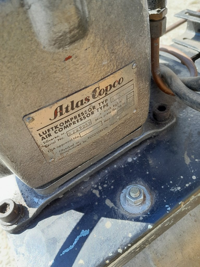 compressor atlas copco (mist motor), 25 tot 100 liter, Ophalen, Gebruikt