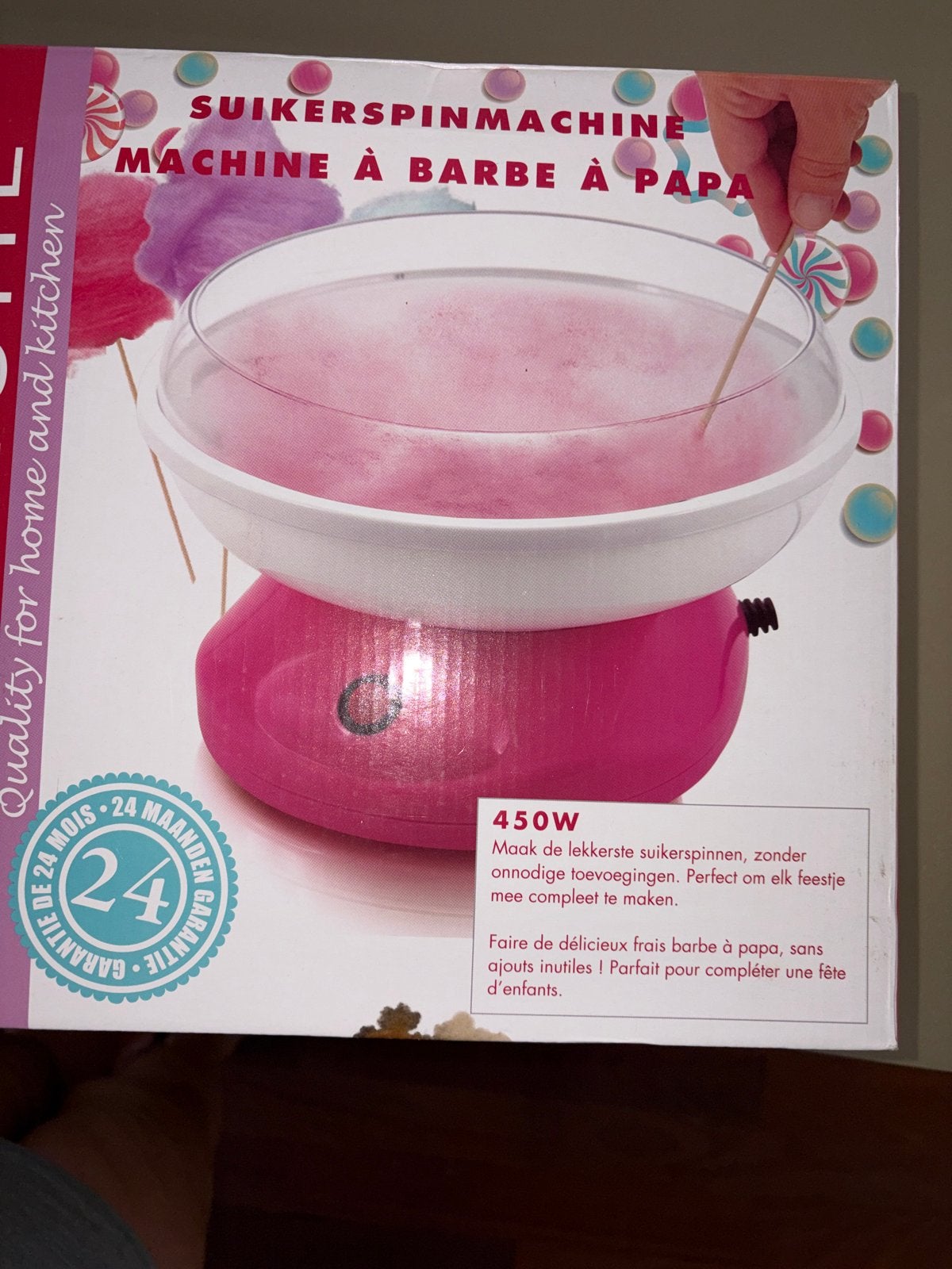 Suikerspinmachine, Witgoed en Apparatuur, Ophalen of Verzenden, Nieuw