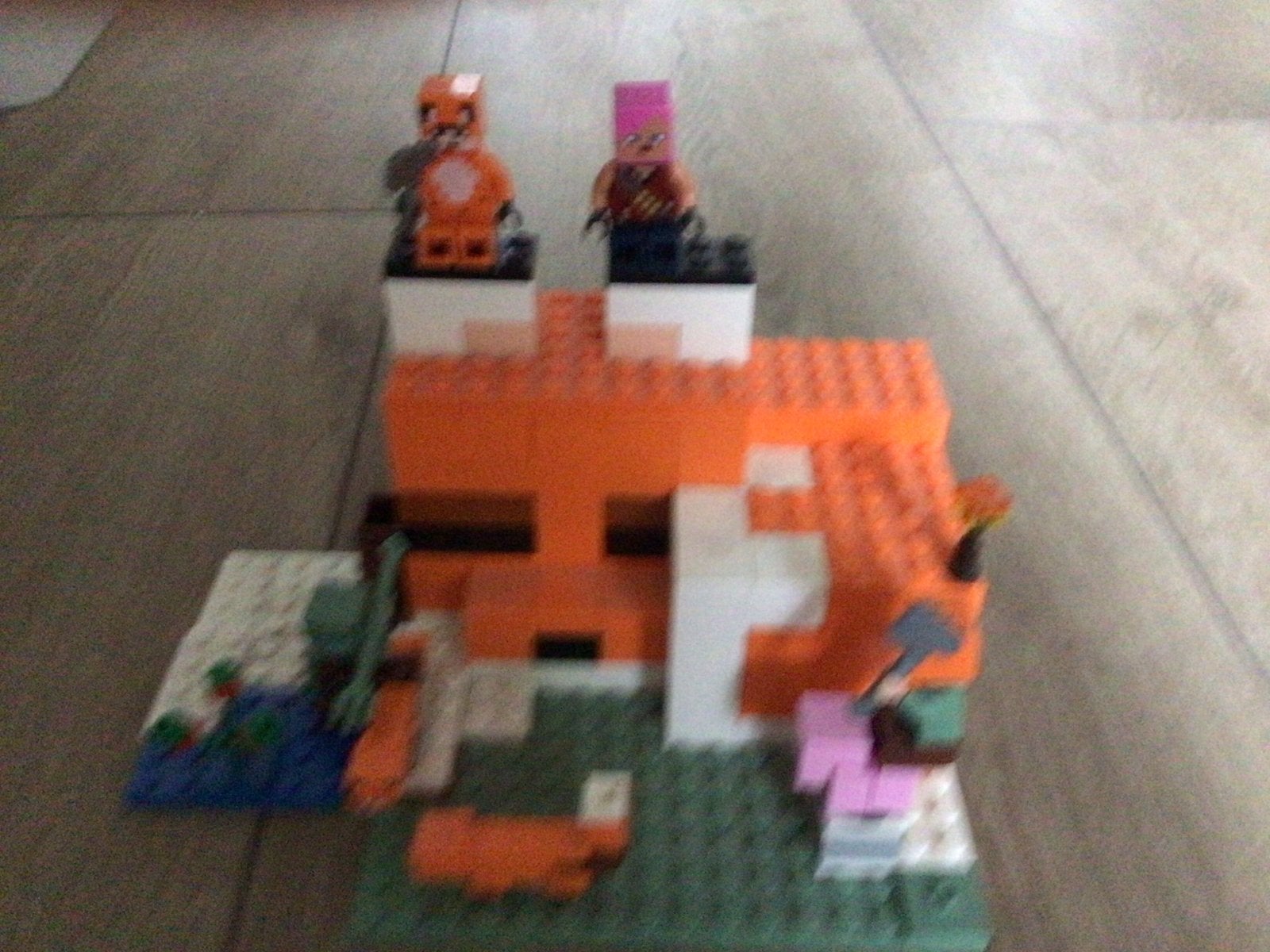 Lego Minecraft Vos Huis met Figuren, Ophalen, Gebruikt, Overige merken
