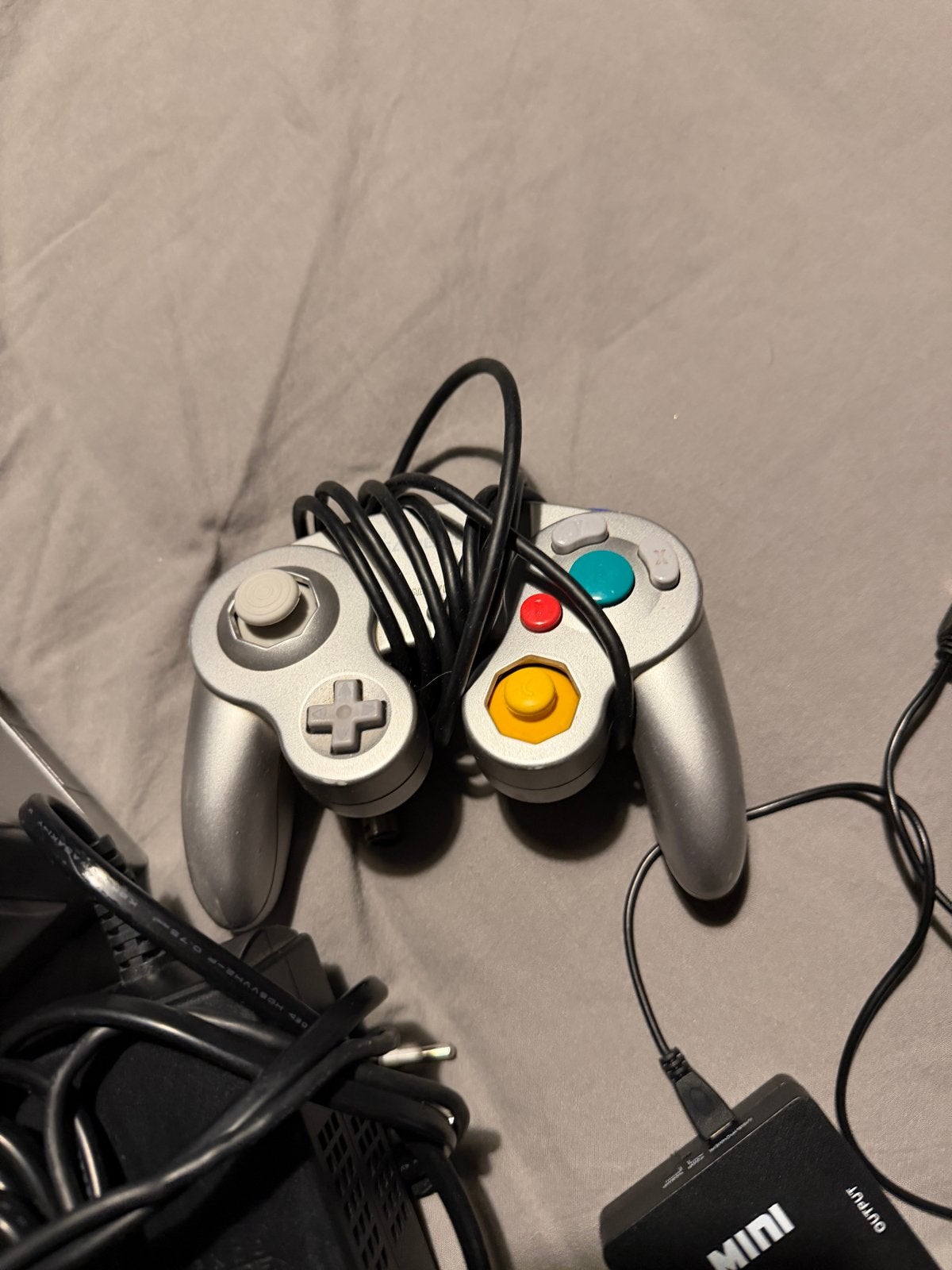 Gamecube met controller, kabels, upscaler en Zelda Twilight, Spelcomputers en Games, Games | Nintendo GameCube, Gebruikt, 1 speler