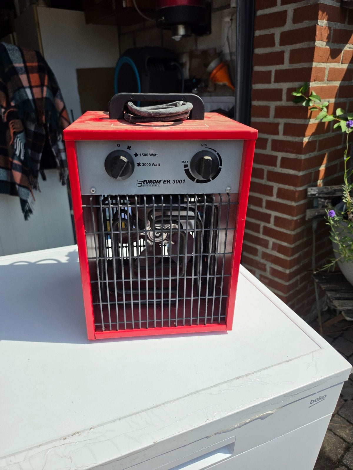 Eurom EK 3001 Bouw Hieter - Krachtige Elektrische Kachel, Ophalen of Verzenden, Minder dan 60 cm, Kachel, 30 tot 80 cm