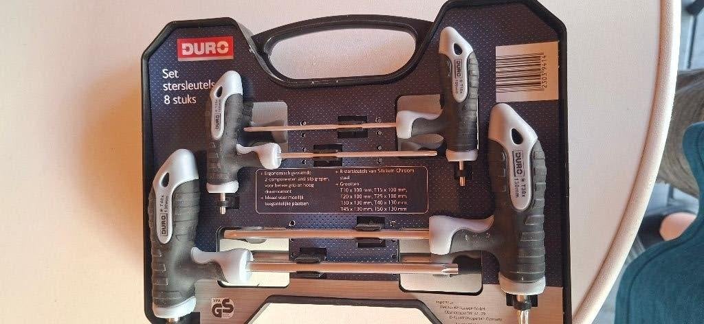 stiftsleutelset en stersleutelset, Doe-het-zelf en Verbouw, Gereedschap | Handgereedschap, Ophalen of Verzenden, Zo goed als nieuw