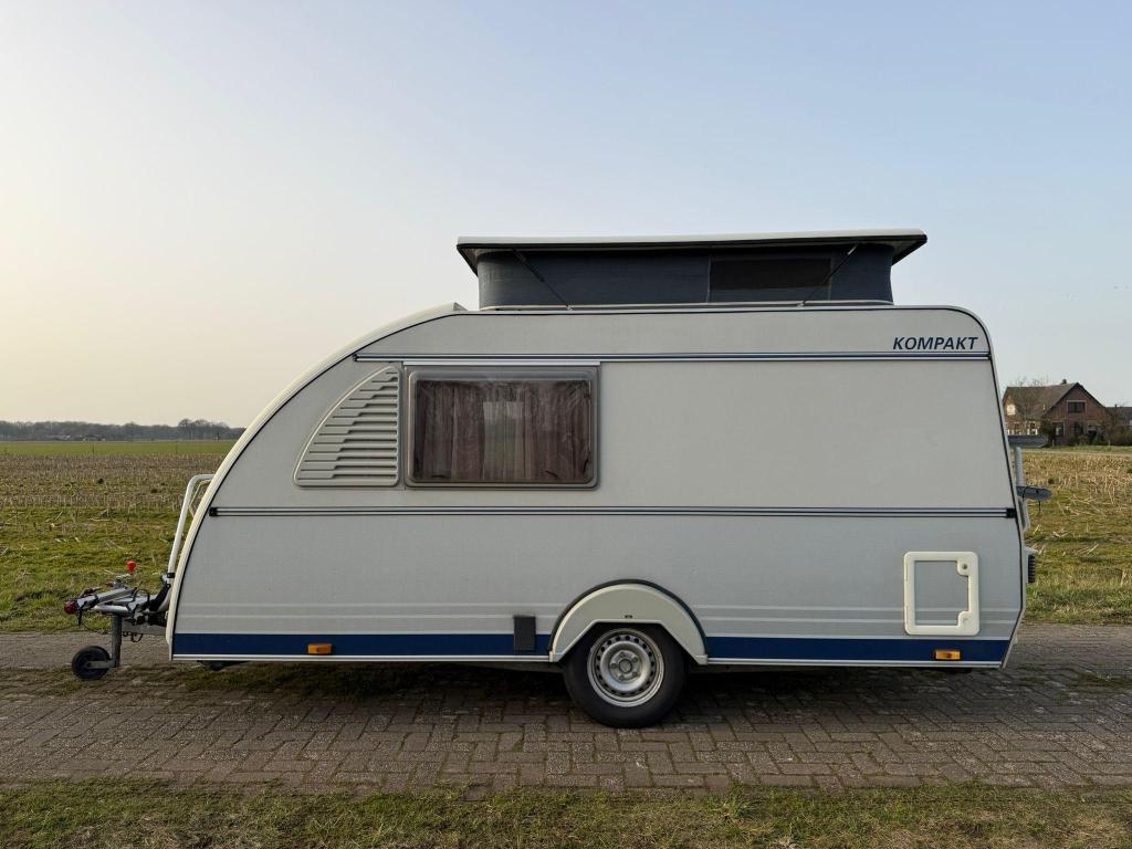 Kip Kompakt 37 EK, Caravans en Kamperen, Caravans, Kip, Tot en met 2, Bedrijf, Schokbreker