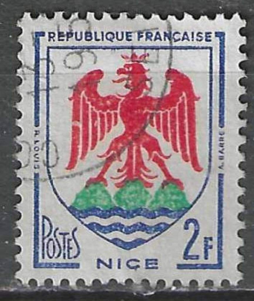 Frankrijk 1958 - Yvert 1184 - Provinciewapens (ST), Verzenden, Gestempeld
