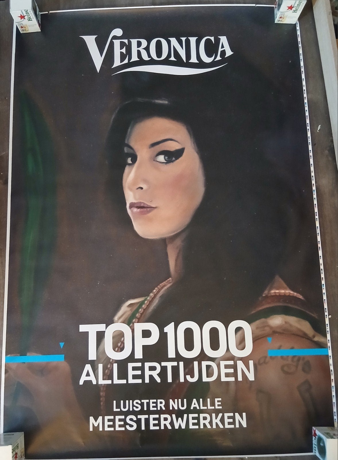 Zeldzame Amy Winehouse Abri Poster - Must-have voor fans!, Verzamelen, Ophalen of Verzenden, Muziek