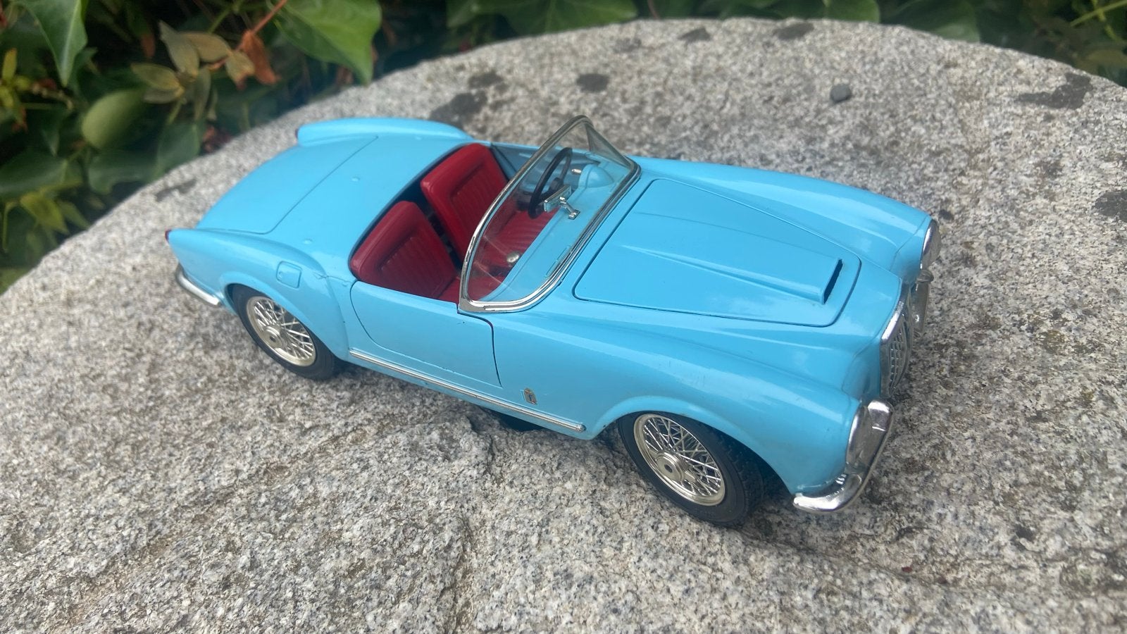 Bburago Lancia Aurelia B24 Spider (1955) - Schaal 1:18, Ophalen of Verzenden, Gebruikt, Auto, Bburago