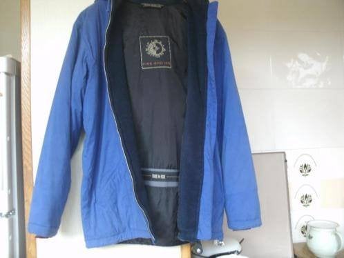 Jas met capuchon maat S 36, Ophalen of Verzenden, Zo goed als nieuw, Maat 36 (S), Blauw