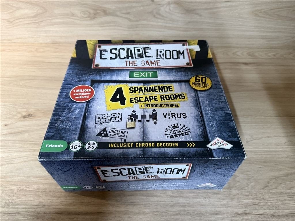 Escape room the game - exit - 4 games - s3239, Verzenden, Zo goed als nieuw