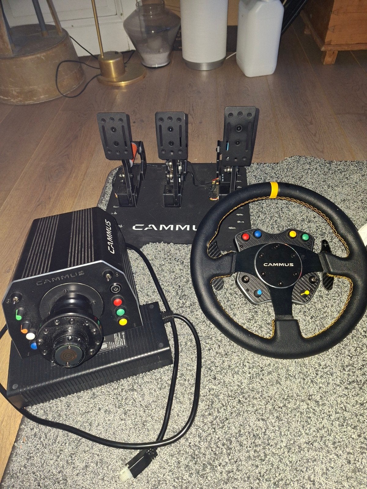CAMMUS Direct Drive racestuur en pedalen set, Spelcomputers en Games, Spelcomputers | Overige, Ophalen of Verzenden, Overige merken