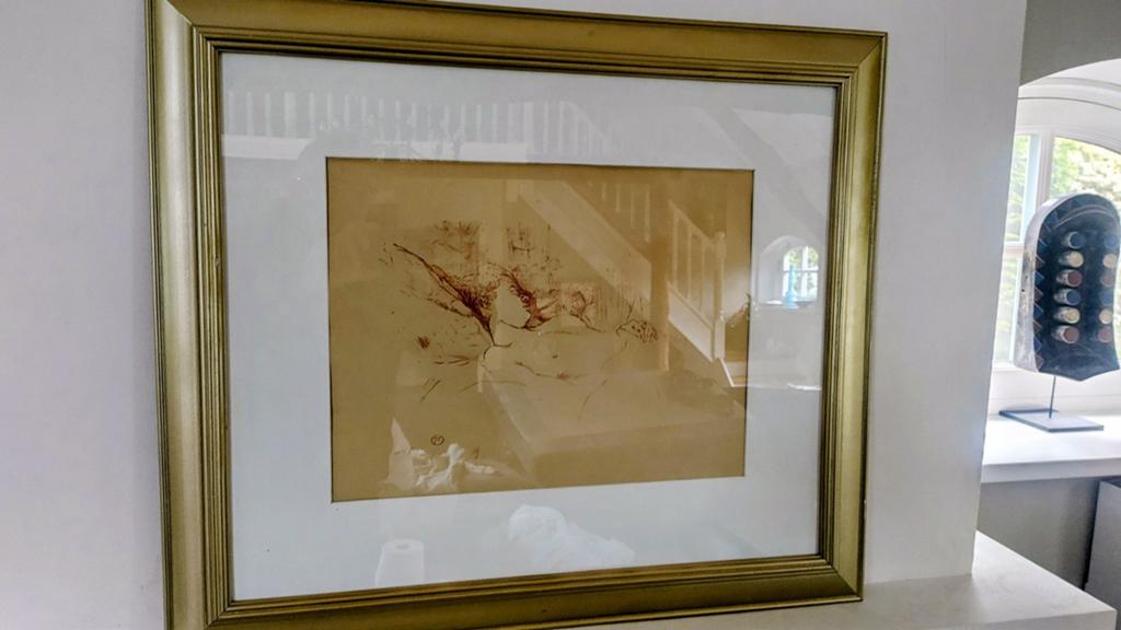 Henri de Toulouse-Lautrec le sommeil, Antiek en Kunst, Ophalen of Verzenden