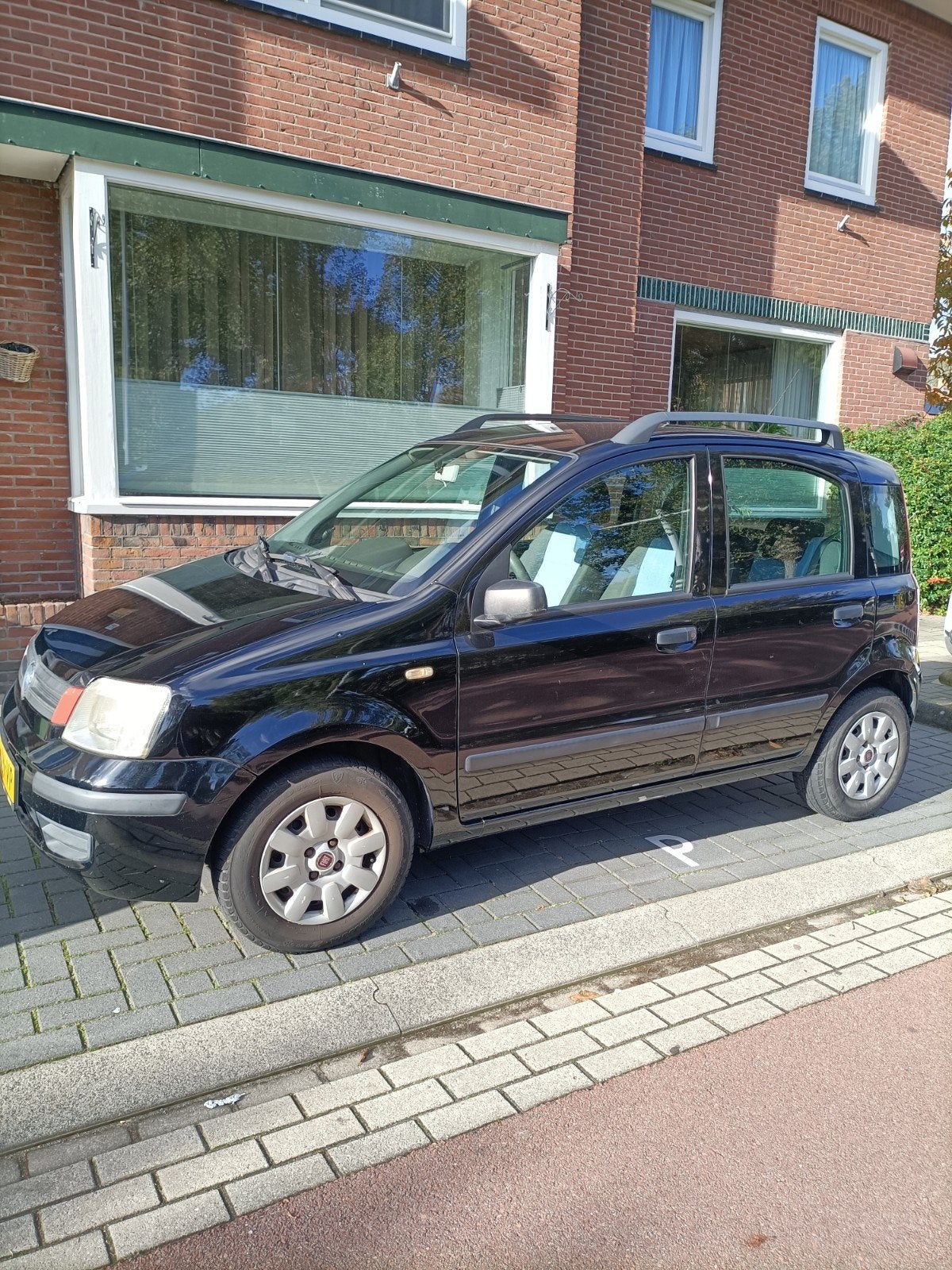 Fiat Panda 1.2 44KW 60PK 2007, Auto's, Voorwielaandrijving, Zwart, Origineel Nederlands, Handgeschakeld
