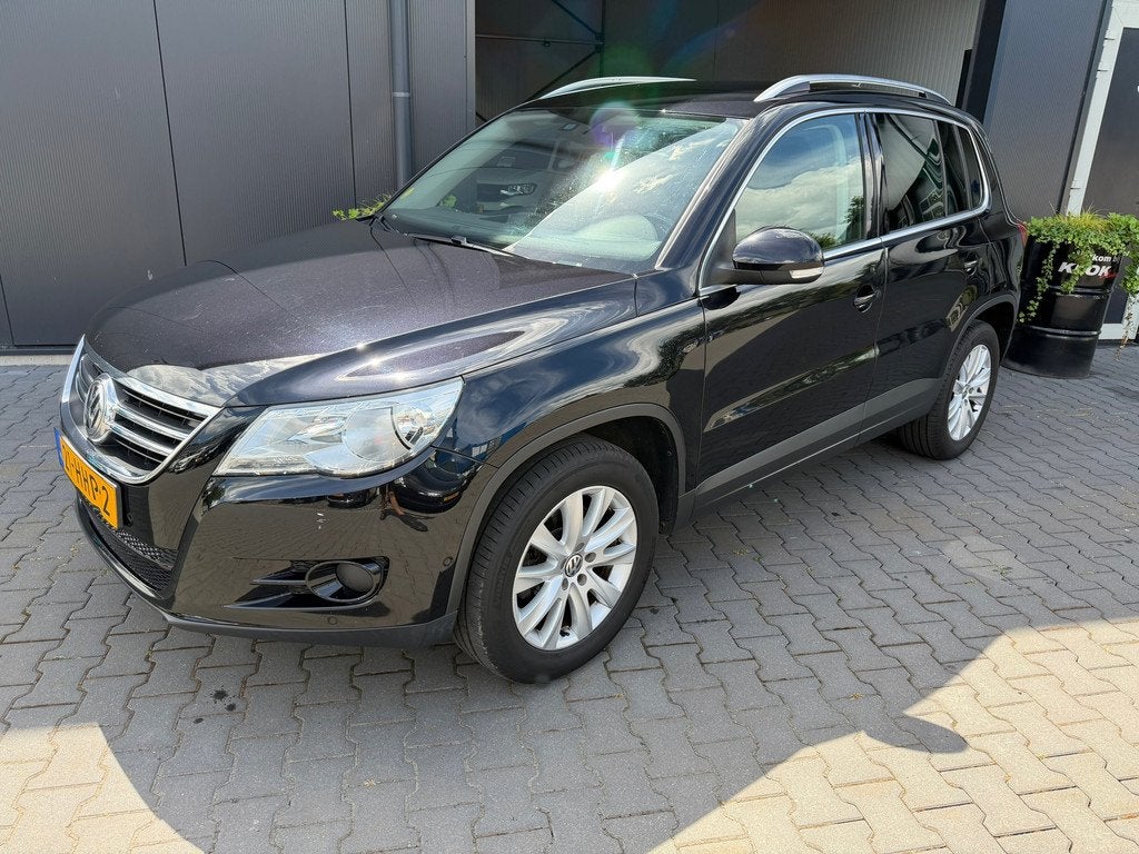 Volkswagen Tiguan 2.0 TSI Sport&Style 4Motion, Stof, Gebruikt, Zwart, 4 cilinders