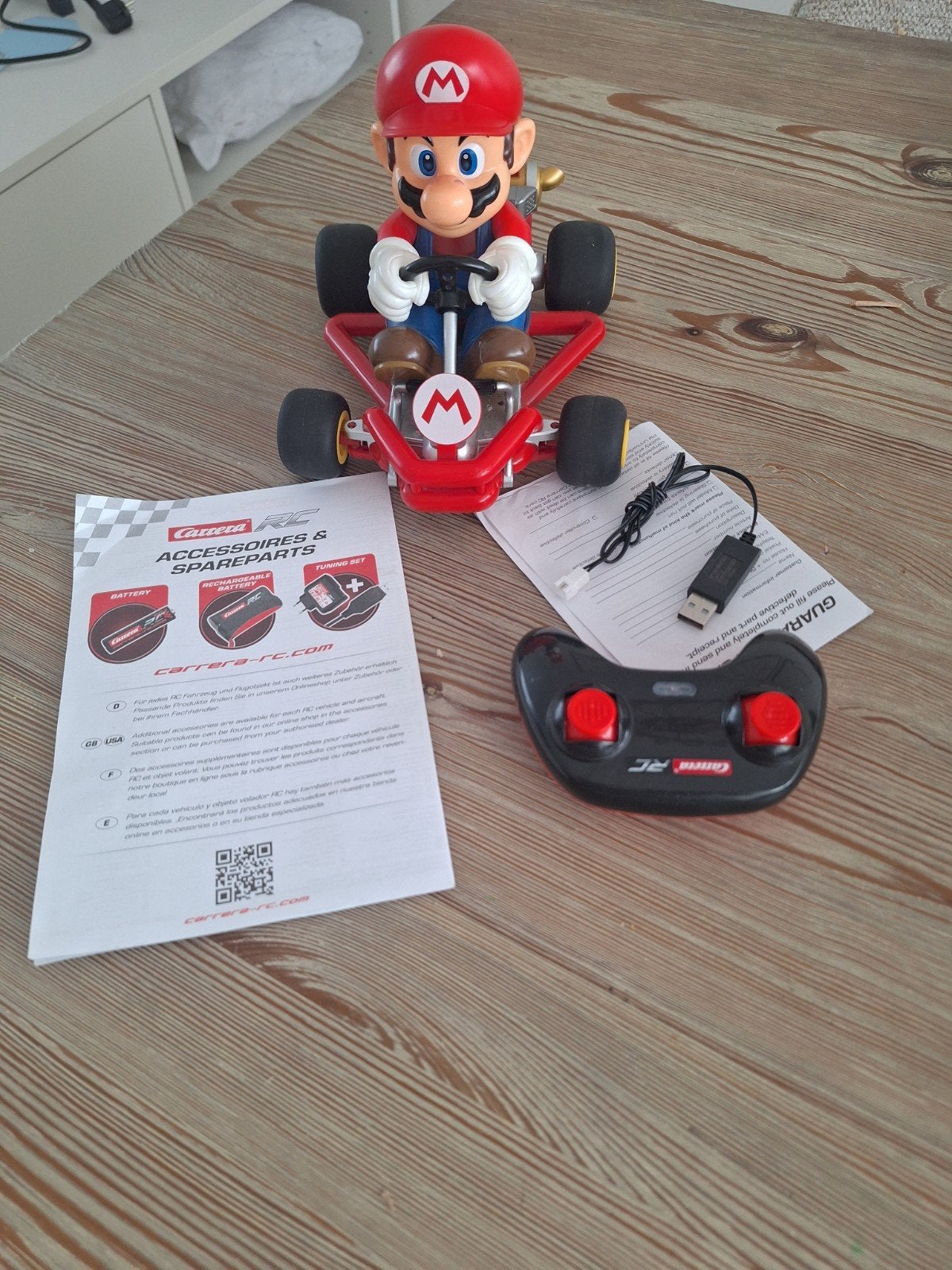 Carrera RC Mario Kart - Mario, Zo goed als nieuw, Auto onroad, RTR (Ready to Run), Overige schalen