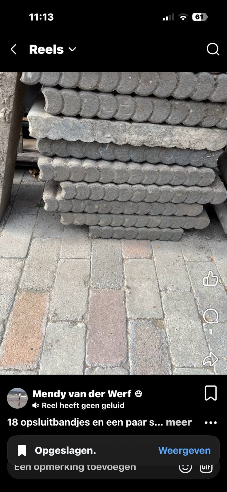 Opsluitbanden., Ophalen, Gebruikt, Overige materialen