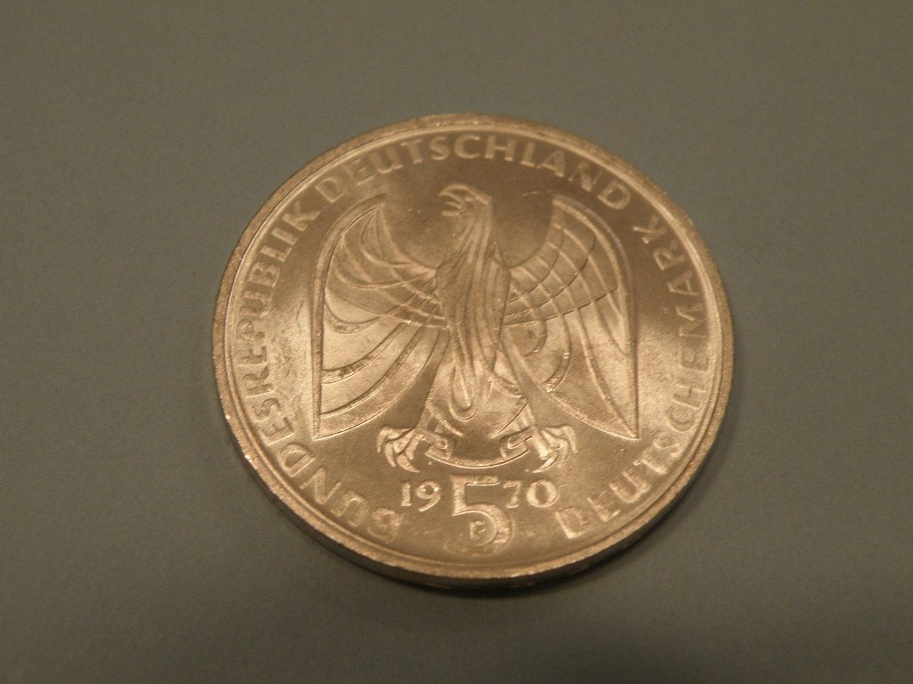 Duitsland 3 x 5 DM zilver 1970,1975 en 1978, Verzenden, Duitsland, Setje, Zilver