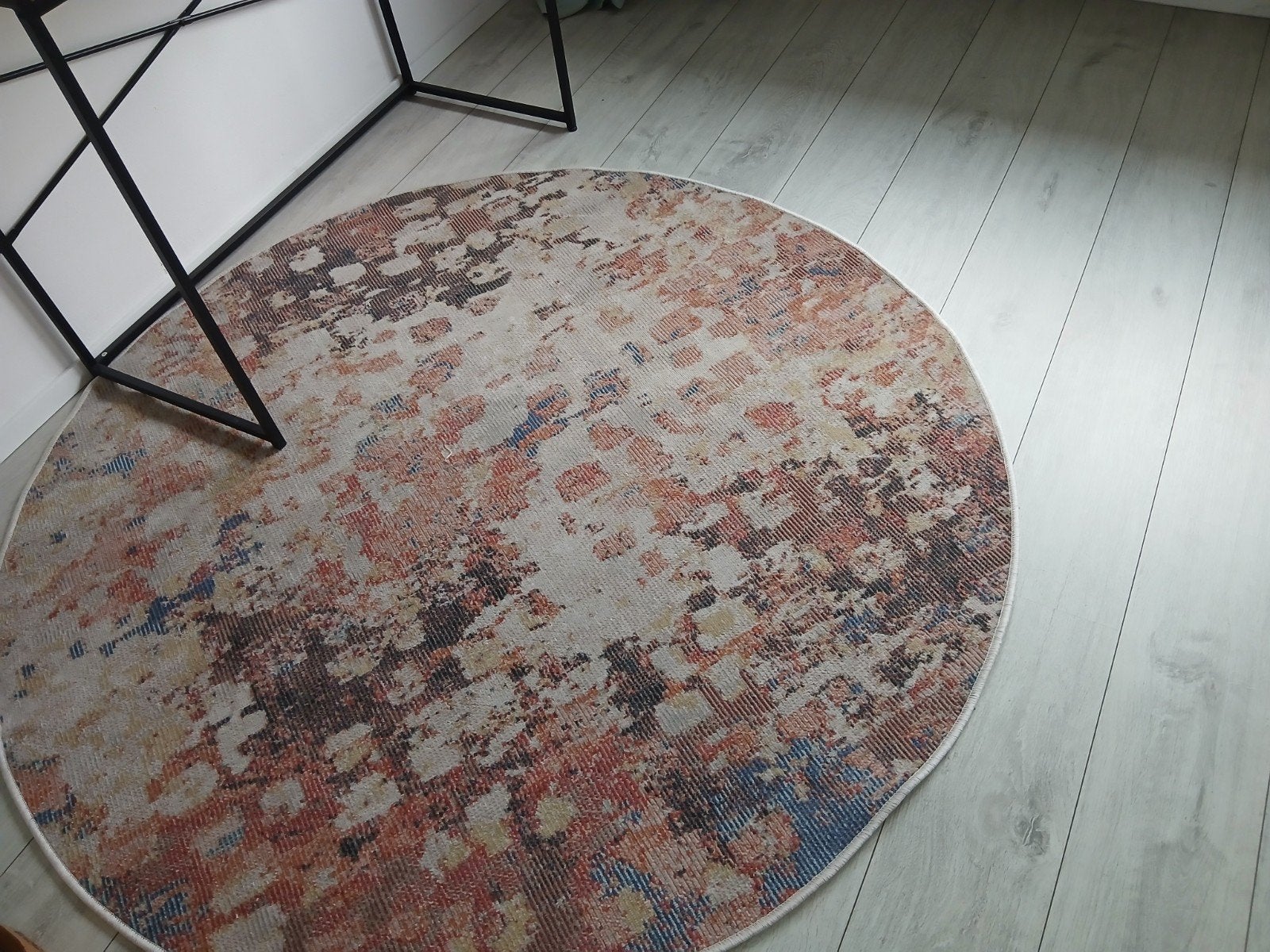 Rond vloerkleed Paco Home Torres - Multicolour, Modern, Abstract, Multicolour, 150 tot 200 cm, Rond, Ophalen of Verzenden