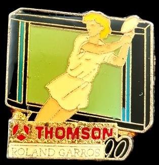 Roland Garros- Thomson t.v. pin, Verzenden, Nieuw, Transport, Speldje of Pin