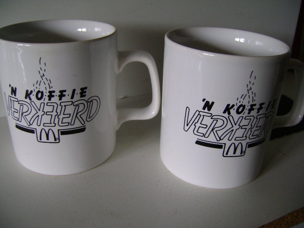 3 Koffiemokken McDonalds(zie omschrijving), Verzamelen, Ophalen of Verzenden, Gebruikt