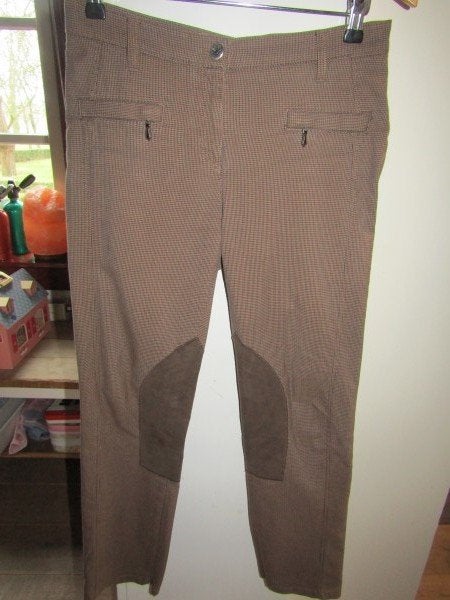F1879 BRAX & More 36 nieuw broek bruin pied de poule riding, Bruin, Verzenden, Nieuw, BRAX
