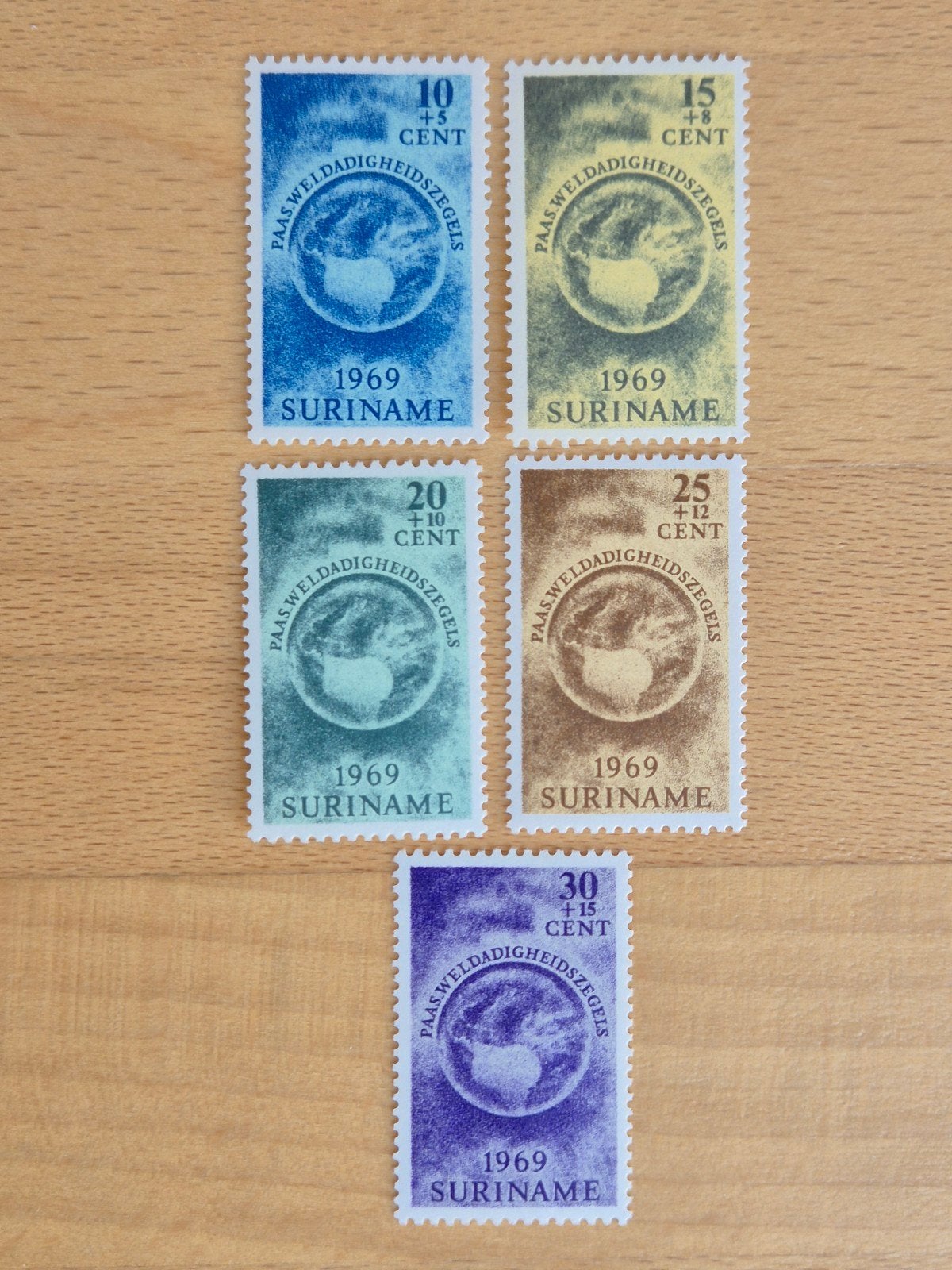 Suriname 1969 Paaszegels, Ophalen of Verzenden, Postfris