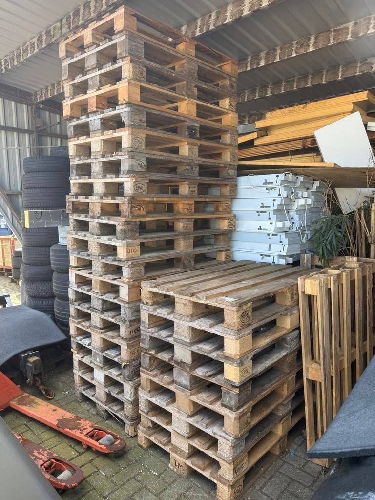 Euro pallets 100 stuks, Ophalen, Zo goed als nieuw, Pallet, Minder dan 200 cm