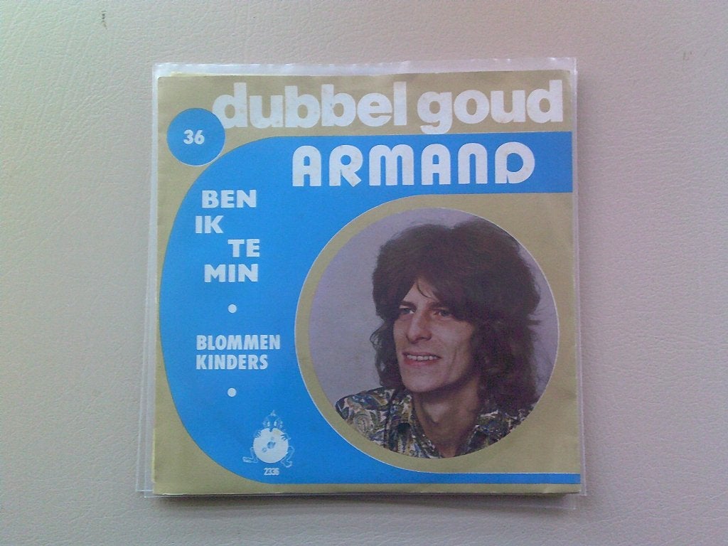 Armand - Ben Ik Te Min / Blommen Kinders (Dubbel Goud), Cd's en Dvd's, 7 inch, Ophalen of Verzenden, Zo goed als nieuw, Pop