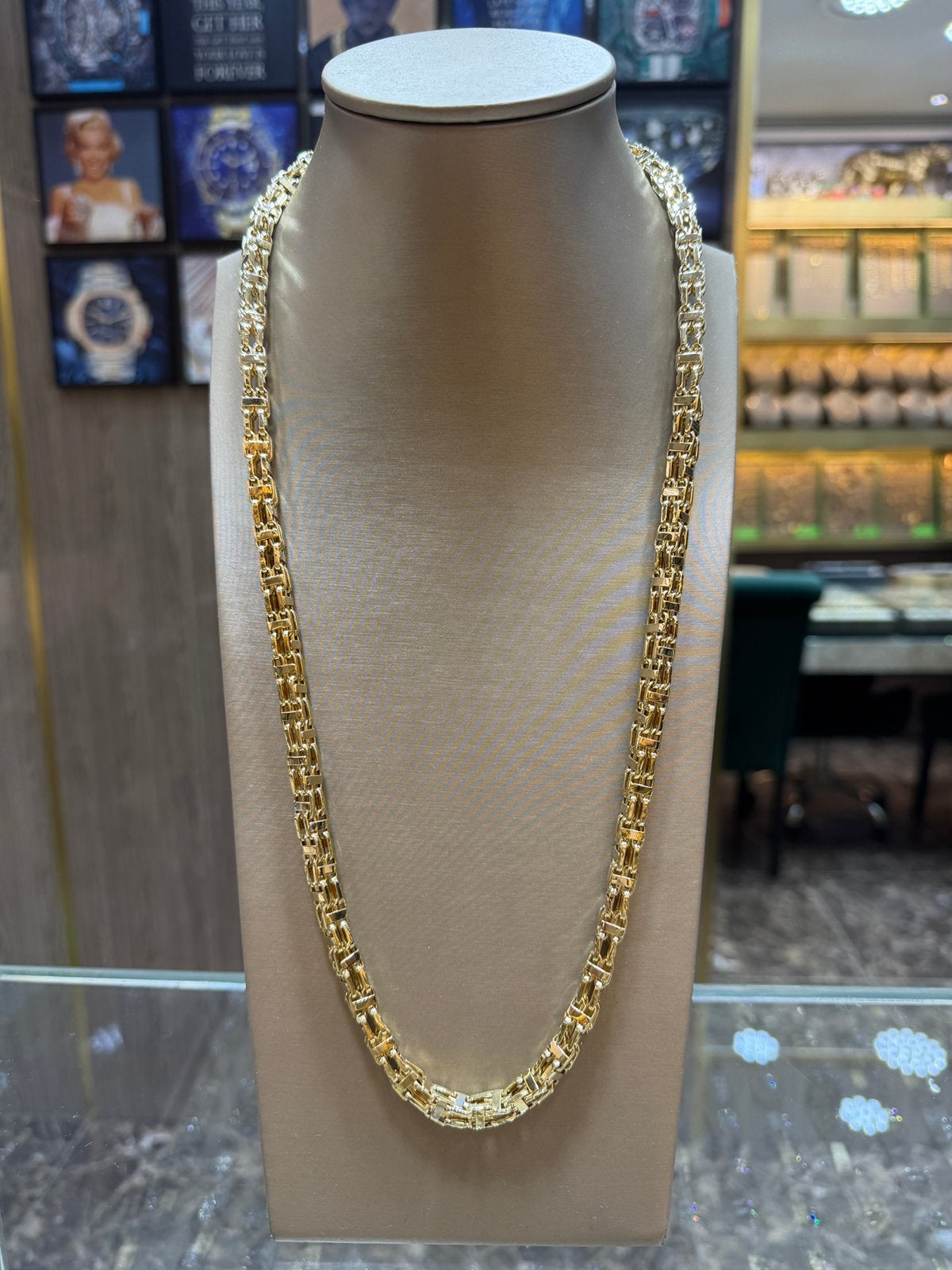 14KT Goud - 55.3 Gram - Ketting - MAGNUM, Sieraden, Tassen en Uiterlijk, Kettingen, Ophalen, Zo goed als nieuw, Goud