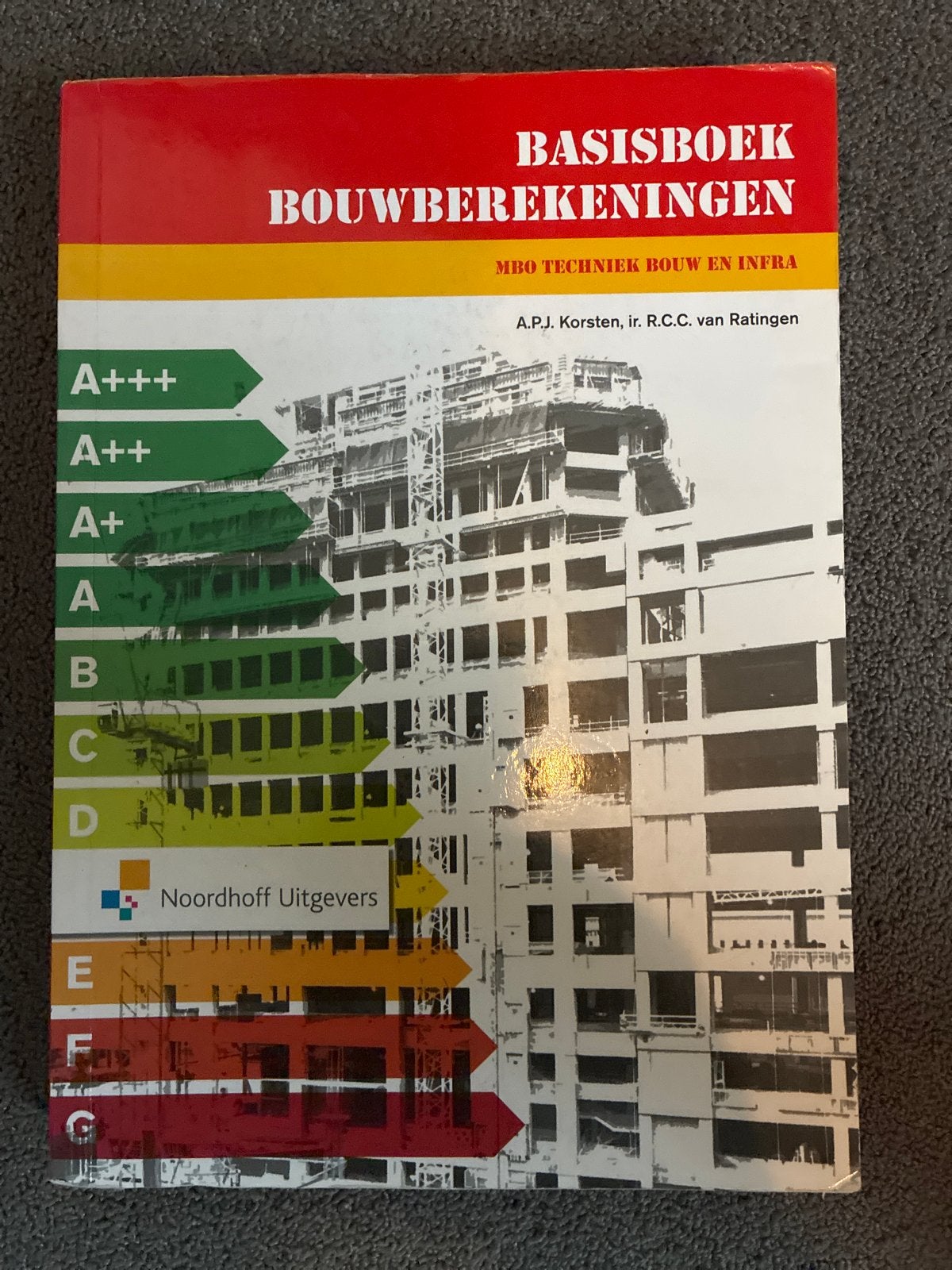 Basisboek Bouwberekeningen MBO Techniek Bouw en Infra, Boeken, Ophalen, Beta, Zo goed als nieuw, MBO
