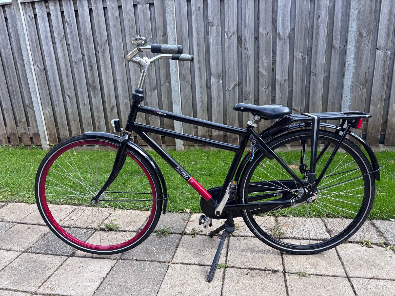 Batavus CNCTD Zwart/Rood jongen / man, Ophalen, Zo goed als nieuw, 26 inch of meer