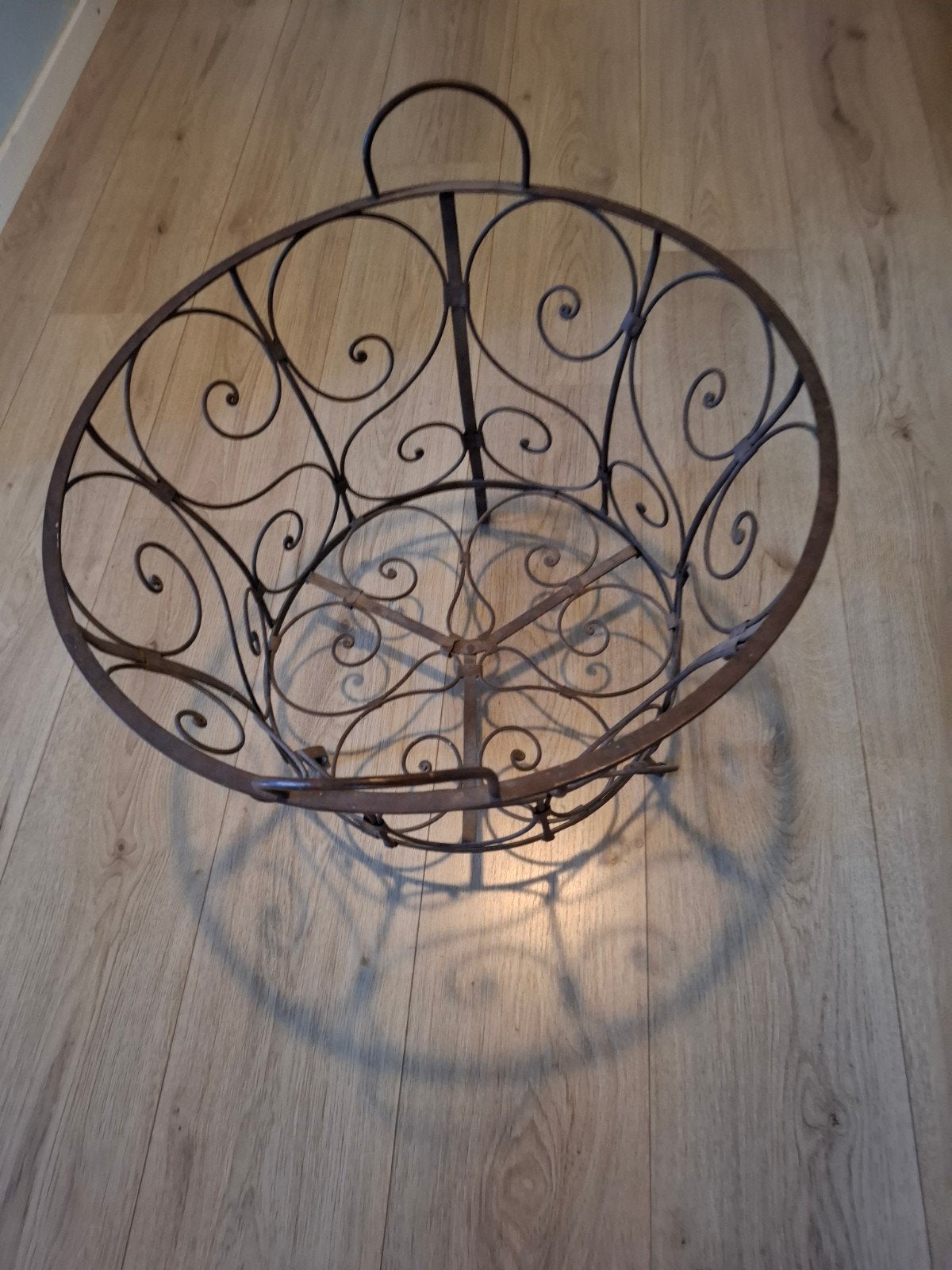 Metalen mand, Ophalen, Rond, Overige materialen