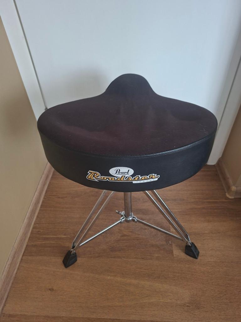 Pearl Roadster Zadel drumkruk throne voor drumstel, Muziek en Instrumenten, Ophalen of Verzenden, Gebruikt, Drums of Percussie