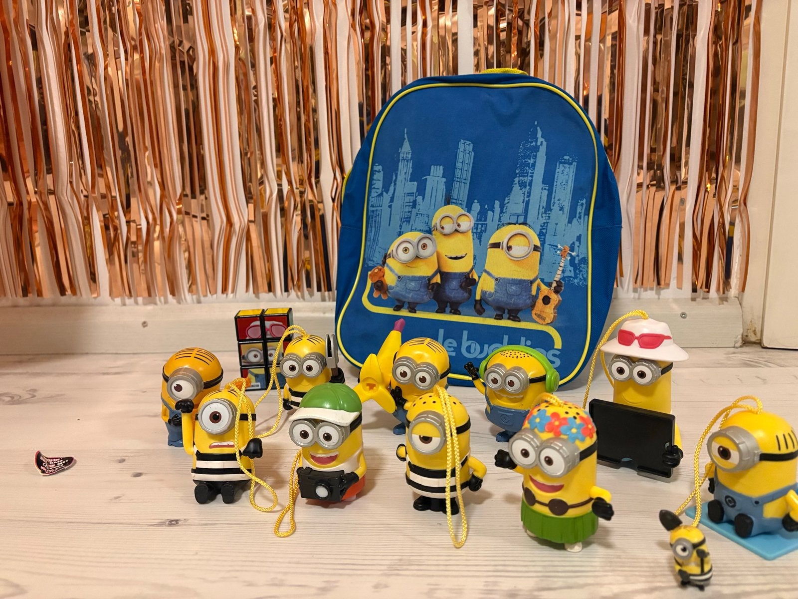 Minions speelgoed en rugzak - Le Buddies collectie, Kinderen en Baby's, Ophalen of Verzenden, Gebruikt