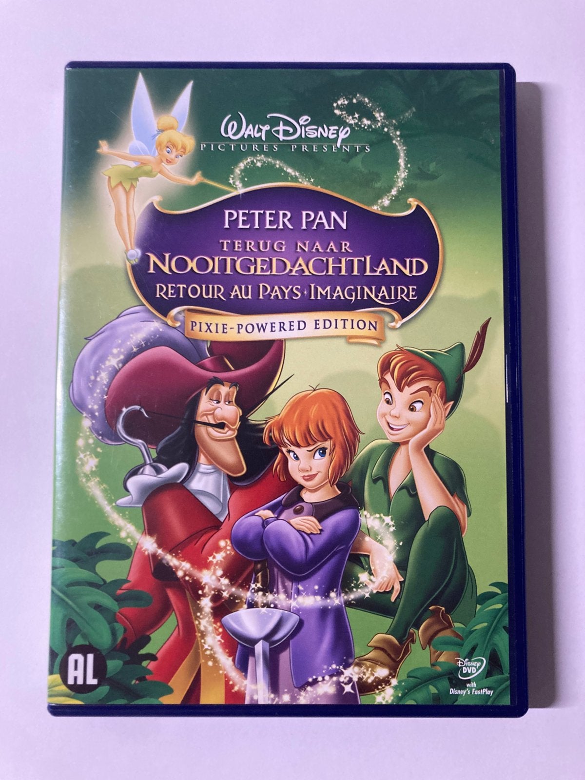 Peter Pan: Terug naar Nooitgedachtland, 2002 / DVD / Disney, Tekenfilm, Nederlands, Ophalen of Verzenden, Zo goed als nieuw
