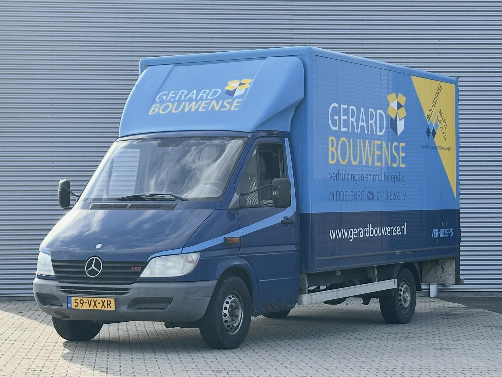 Mercedes-Benz Sprinter 311 CDI 2.2 402 Bakwagen Meubelbak, Gebruikt, 4 cilinders, Blauw, Bedrijf