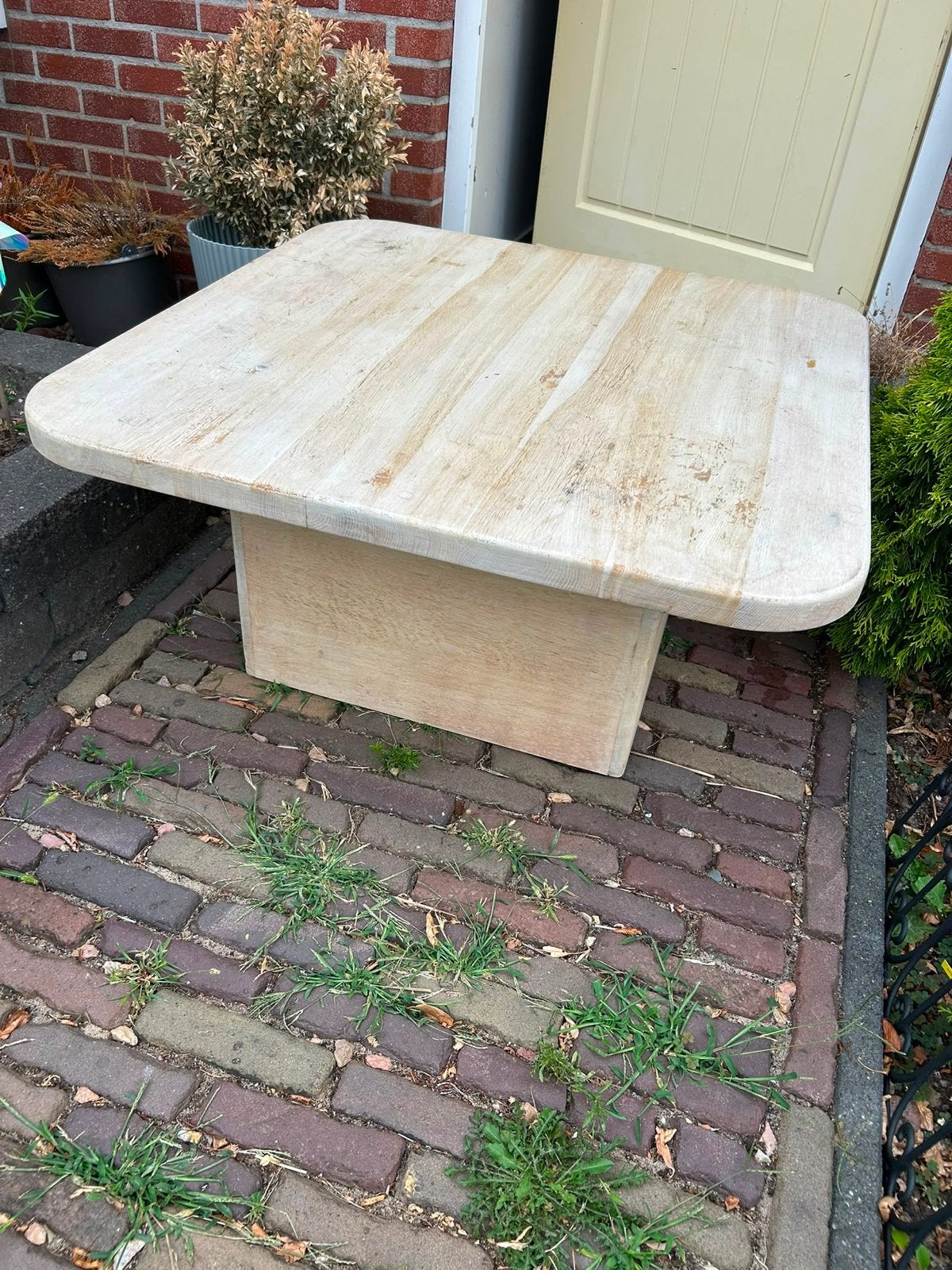 Gratis japandi salon tafel, Ophalen, Gebruikt, Vierkant, 50 tot 100 cm