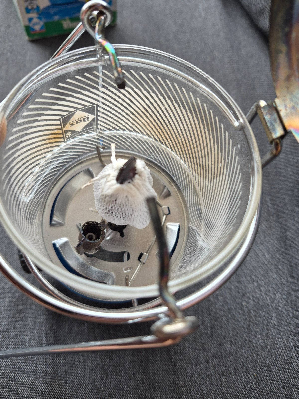Campingaz Rhapsody 470 gaslamp 120W, Ophalen of Verzenden, Gebruikt