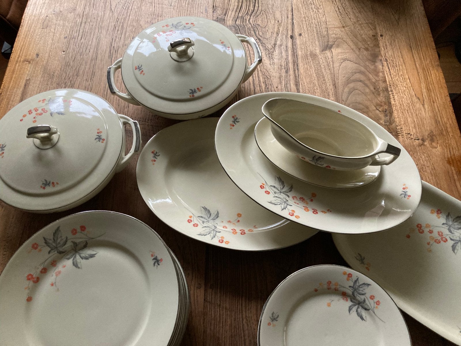 Servies, Gebruikt, Vintage, Ophalen of Verzenden, Bord(en)
