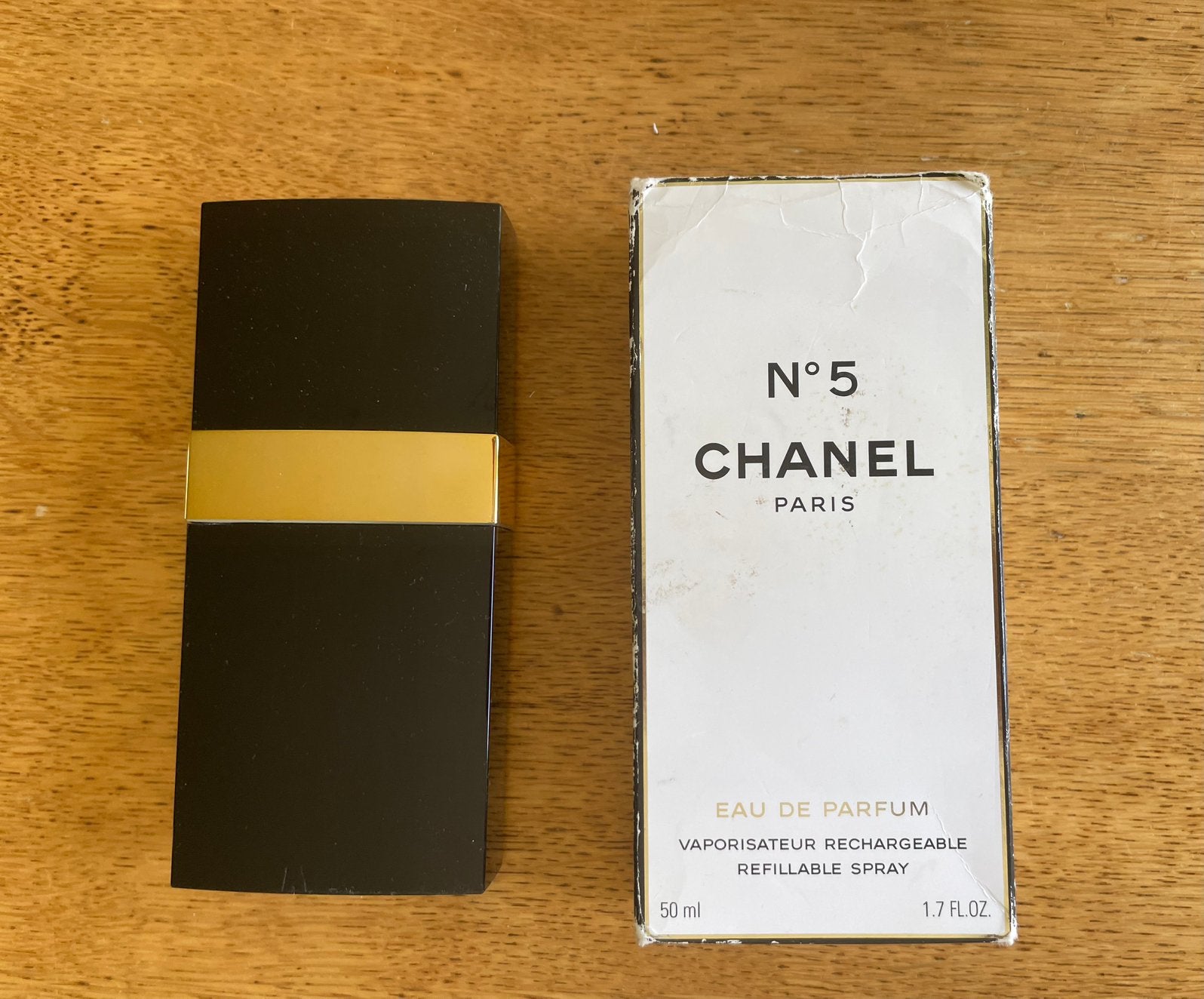 Vintage CHANEL no 5 navulbare parfumverstuiver, Ophalen of Verzenden, Zo goed als nieuw