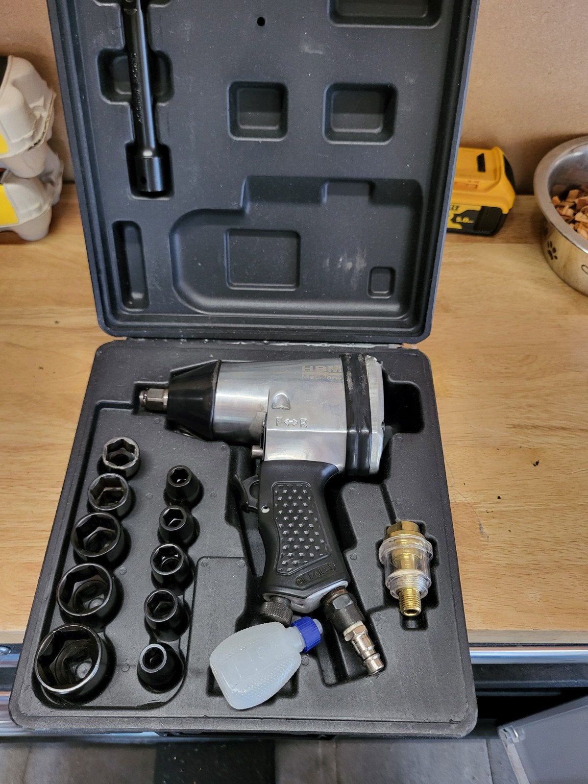 HBM 17 Delige 1/2 inch Slagmoersleutelset, Auto diversen, Ophalen of Verzenden