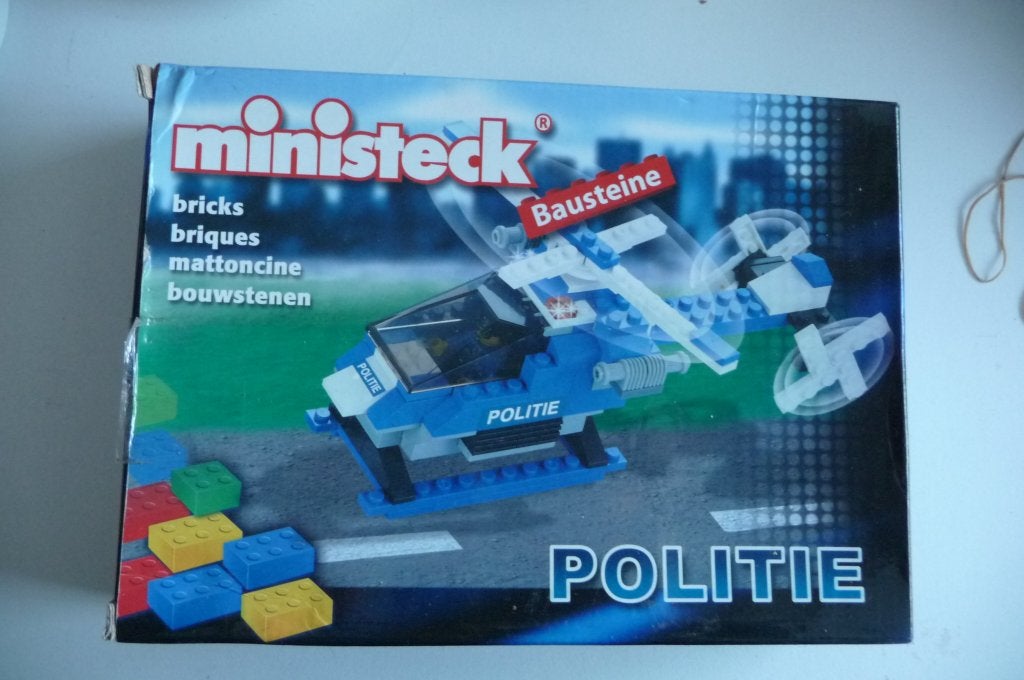 MINISTECK LEGO BOUWSTENEN POLITIE HELICOPTER NIEUW, VERJ.VAK, Verzenden, Nieuw, Overige merken