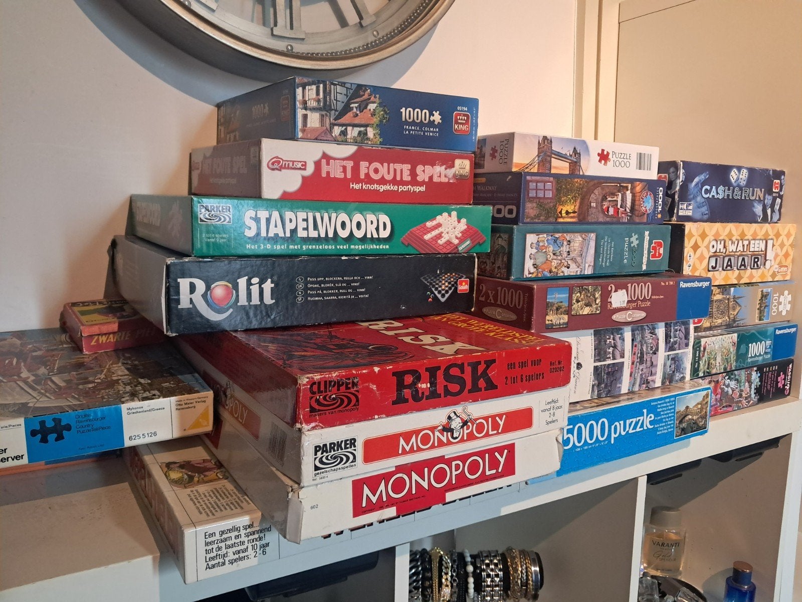 Complete spellen en puzzels, Ophalen, Gebruikt, Legpuzzel