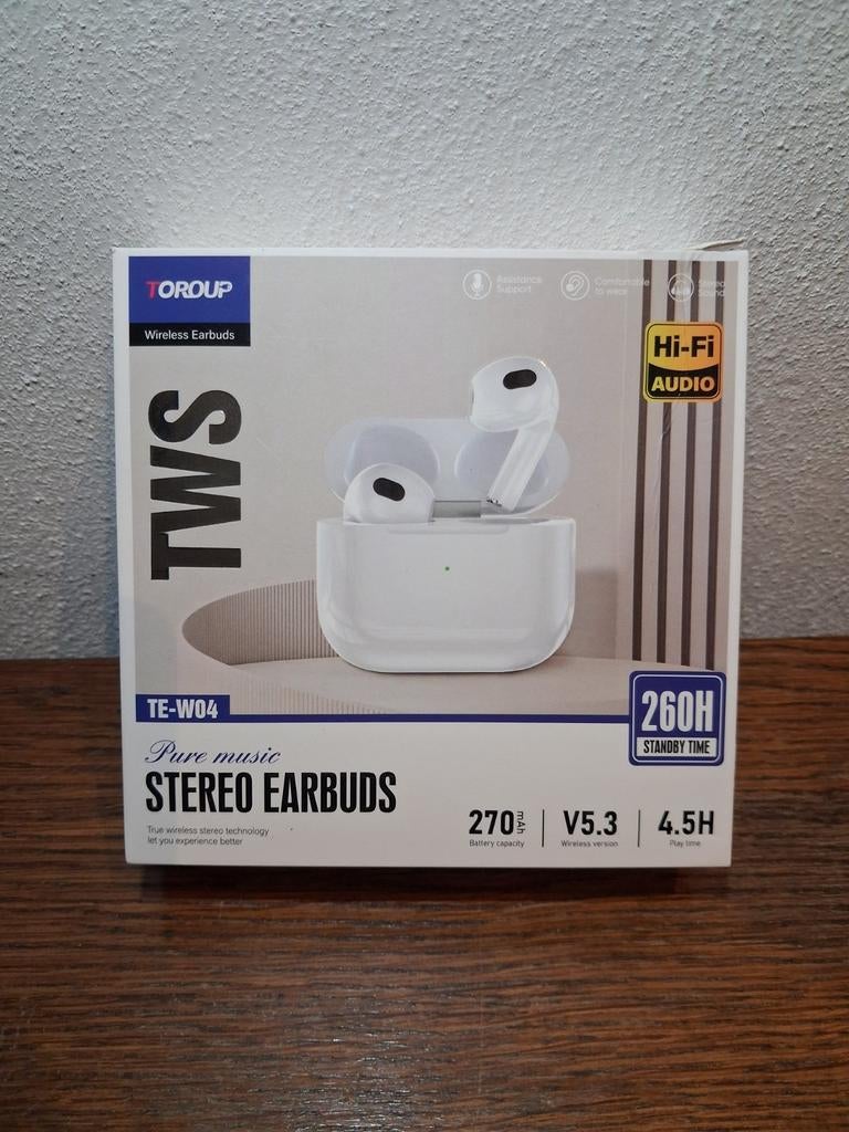 Draadloze oordopjes met kristalhelder stereogeluid!, Computers en Software, Headsets, In-ear, Verzenden, Nieuw, Draadloos