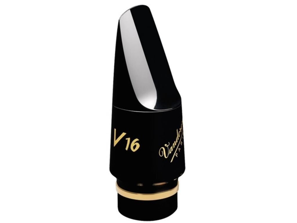 Mondstuk Sopraan Saxofoon Vandoren SM804, V-16 S 8 Eboniet, -, -, Saxofoon, Nieuw