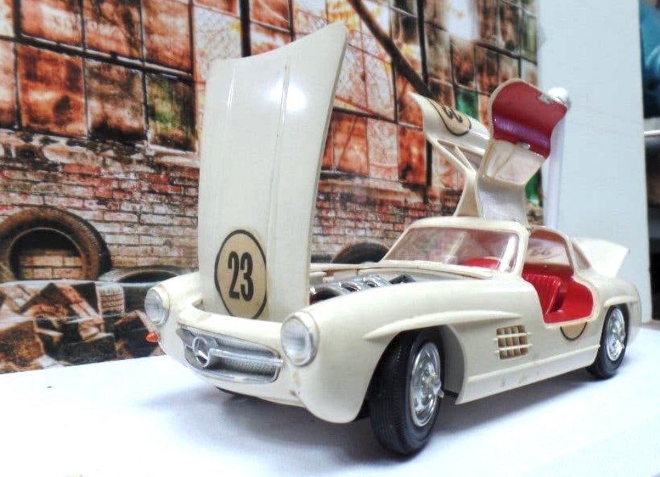 Mercedes-Benz 300 SL Gullwing modelauto, Overige merken, Gebruikt, Auto, 1:32 tot 1:50