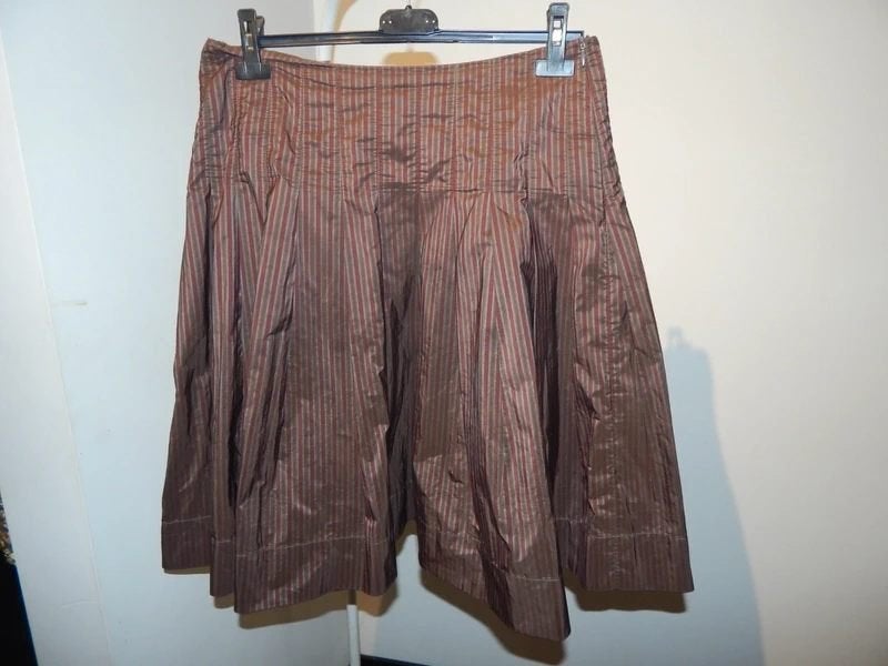 Pauw Amsterdam rok gladde stof uitlopend donkere tinten 3, Kleding | Dames, Maat 38/40 (M), Overige kleuren, Verzenden, Pauw