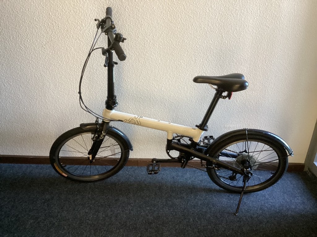 ultra lichte vouwfiets, Fietsen en Brommers, Gebruikt, Velgrem, Versnellingen, Ophalen of Verzenden