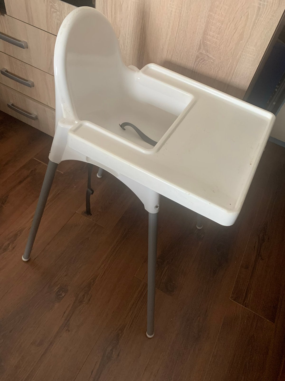 Ikea Antilop kinderstoel met eetblad, Ophalen of Verzenden, Gebruikt, Overige typen, Afneembaar eetblad