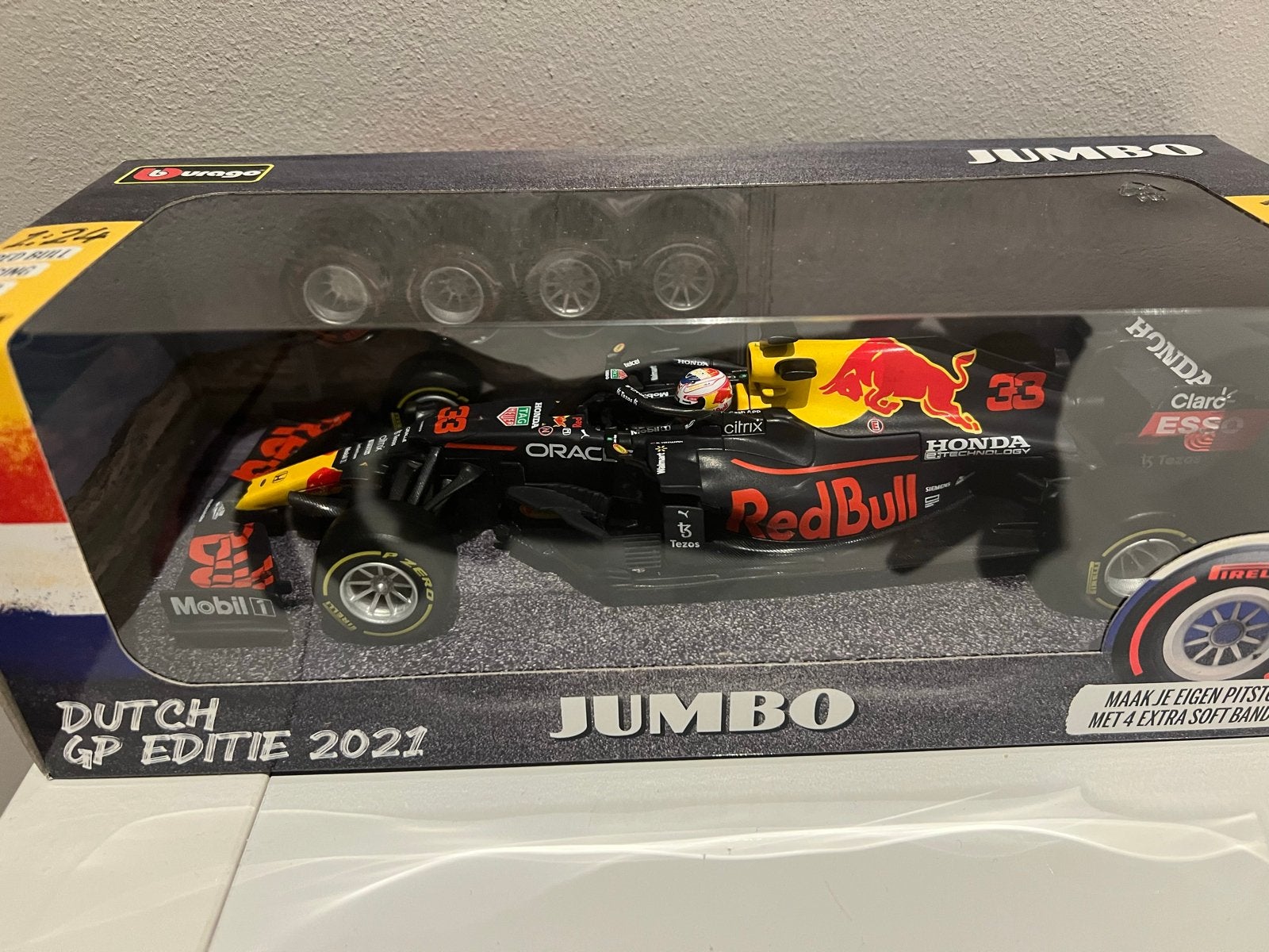 Max Verstappen Red Bull Racing F1 Auto - Jumbo Editie, Ophalen of Verzenden, Nieuw, Auto, Overige merken