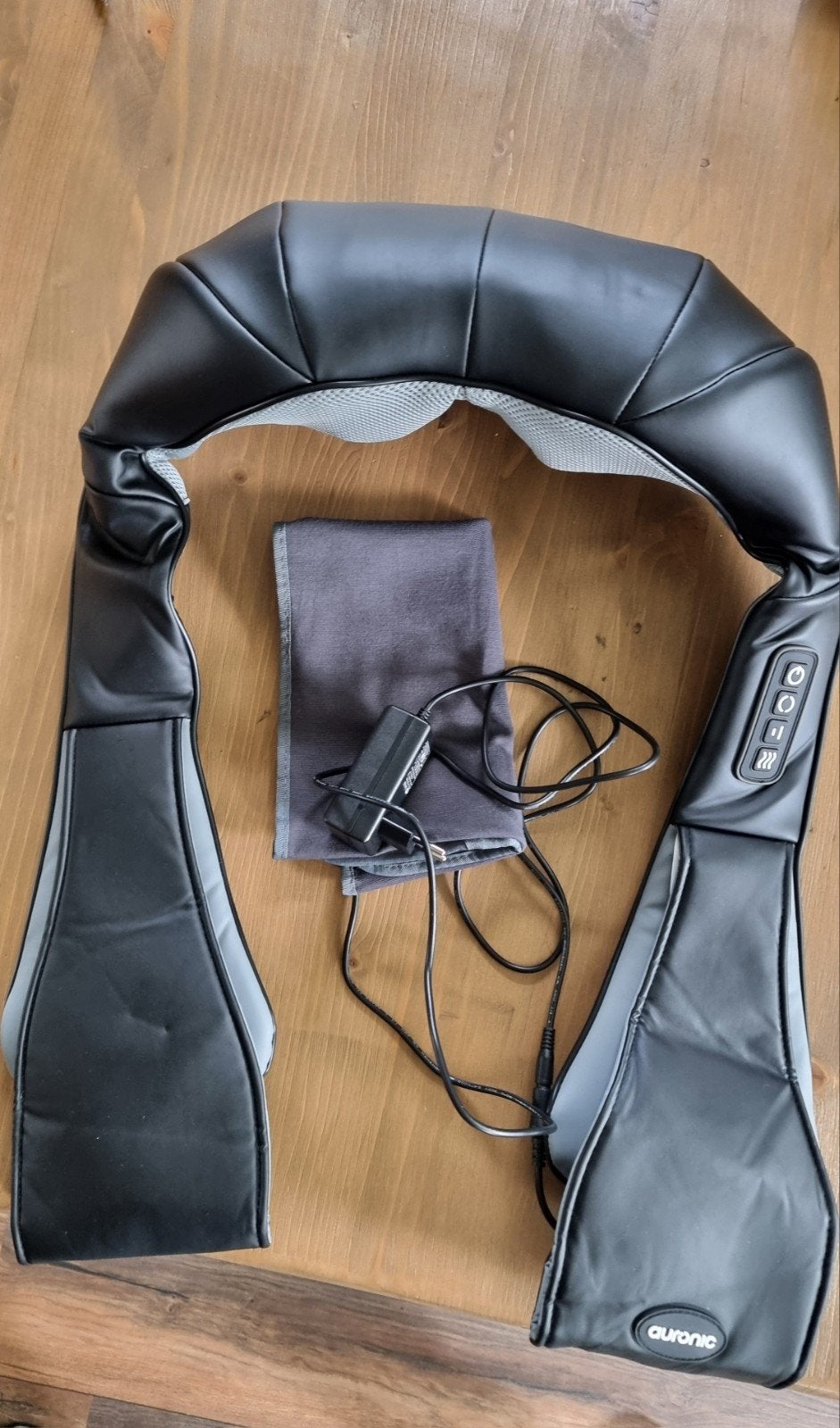 Auronic Shiatsu Massagekussen - Nek, Rug, Schouders, Ophalen of Verzenden, Zo goed als nieuw, Apparaat