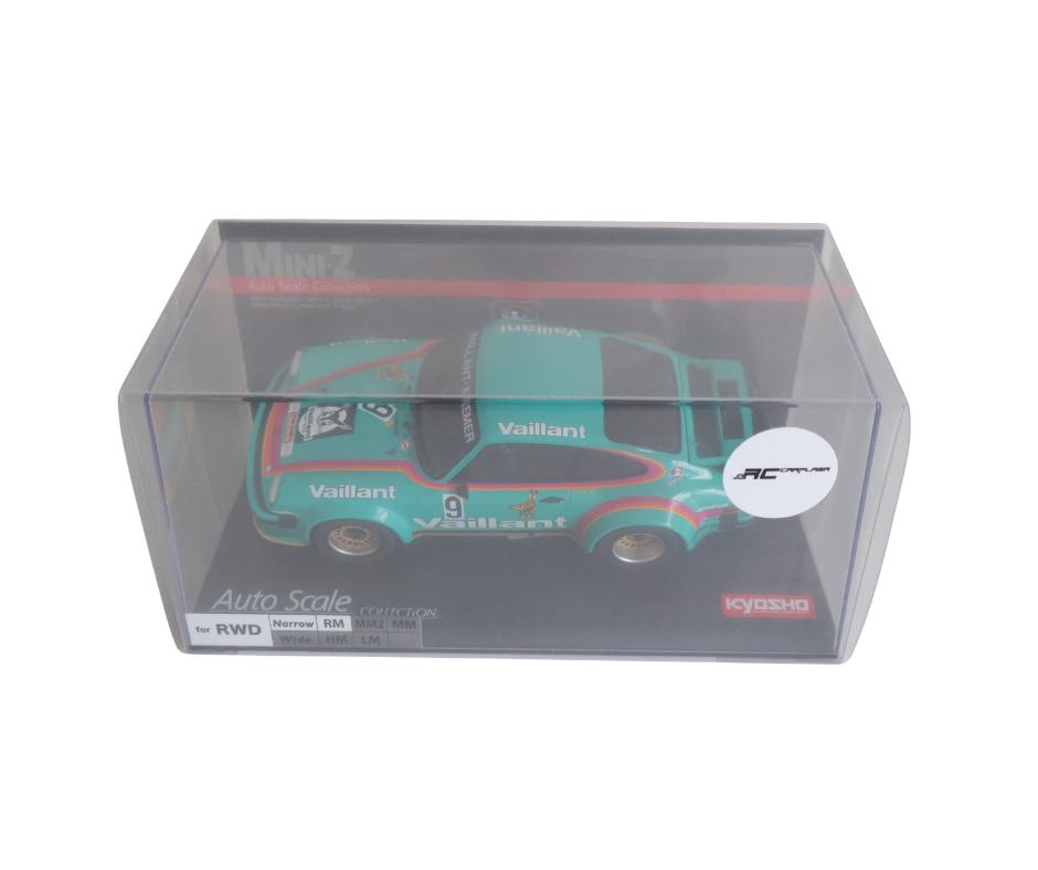 Kyosho Autoscale Mini-Z Porsche 934 RSR 1976 Vaillant No9, Ophalen of Verzenden, Nieuw, Overige schalen, Auto onroad
